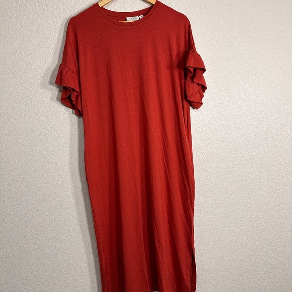 Masai Copenhagen Nali Ruffle Sleeve Dress Medium - Picture 2 of 6